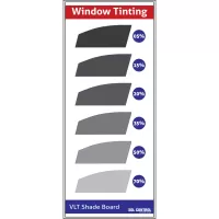 Window Tint VLT Display Board